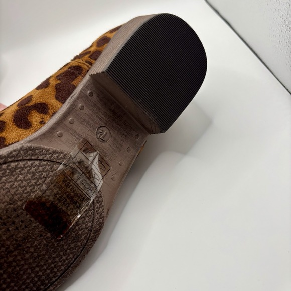 Pierre Dumas Kenzie 2 Leopard Print Slip On Ankle Boots Womens New in Box Boho - Picture 12 of 16